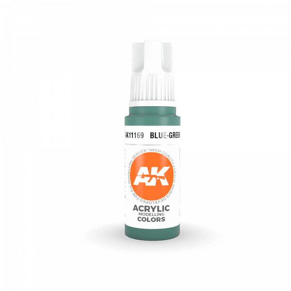 AK Interactive 3rd Gen Acrylic Blue-Green 17ml - Image 2