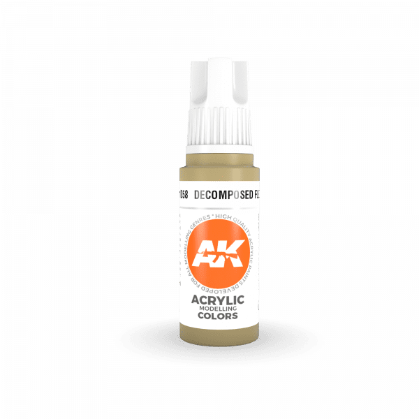 AK Interactive 3rd Gen Acrylic Decomposed Flesh 17ml - Image 2