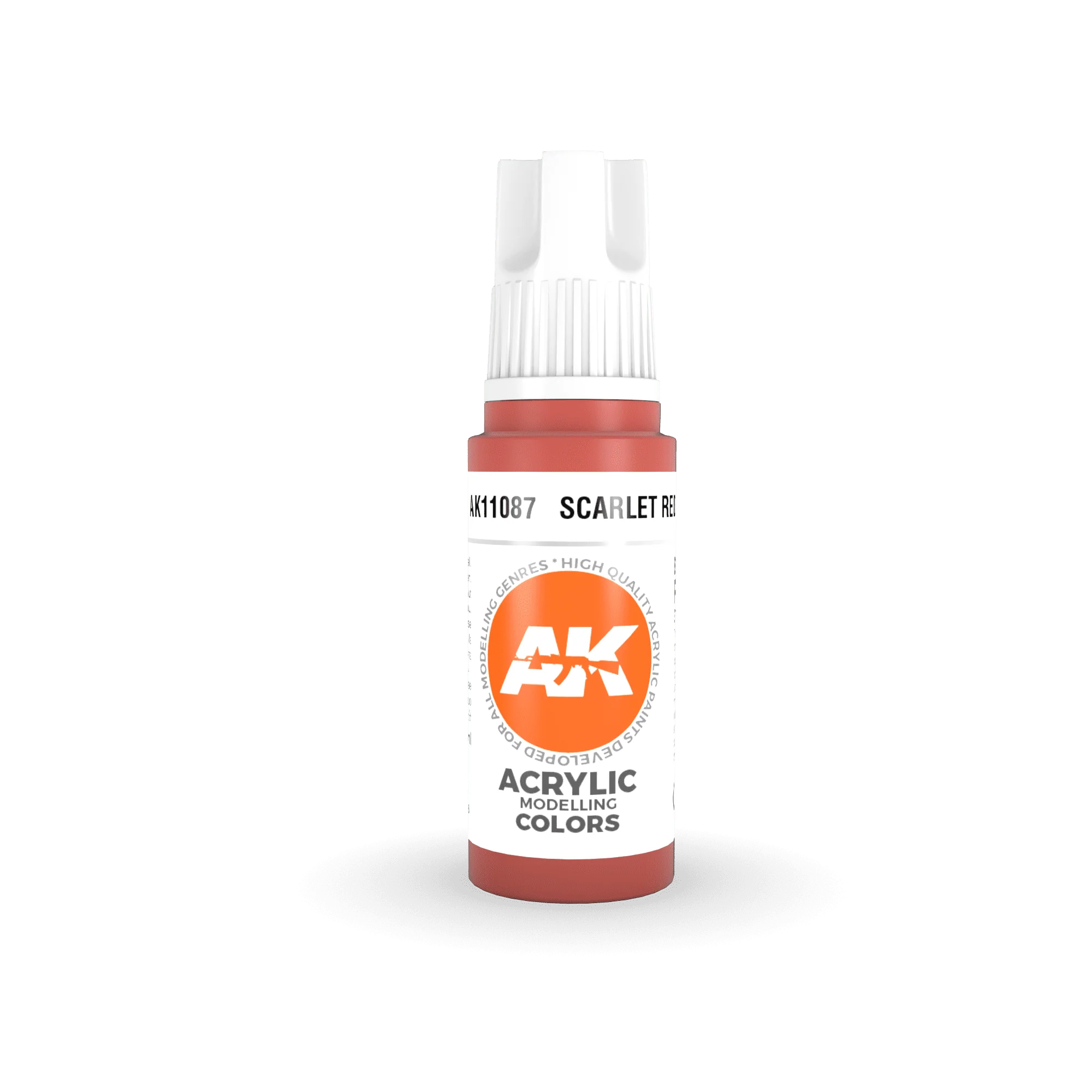 AK Interactive 3rd Gen Acrylic Scarlet Red 17ml - Image 2