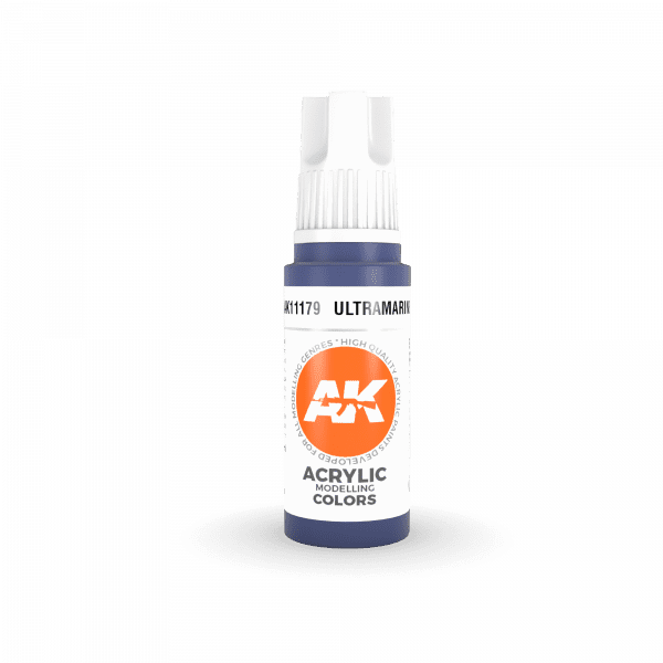 AK Interactive 3rd Gen Acrylic Ultramarine 17ml - Image 2