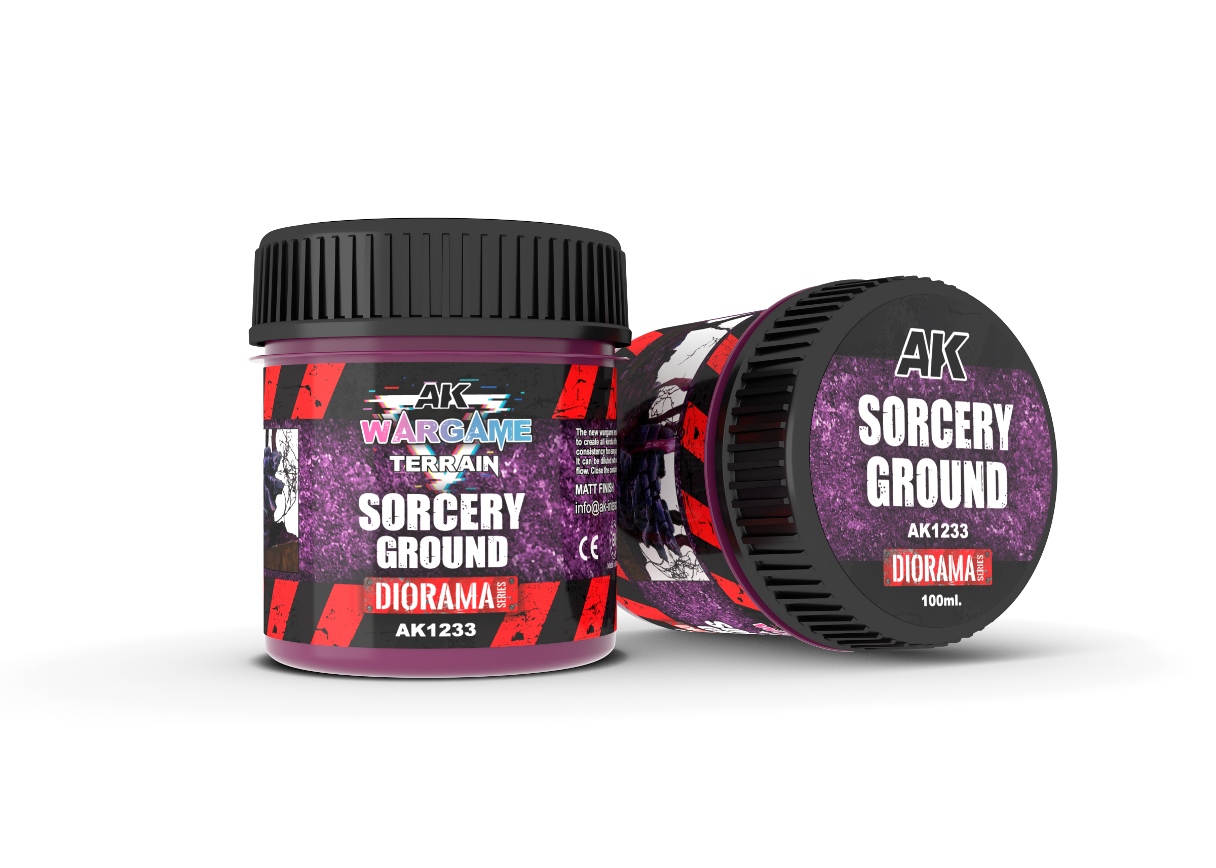 AK Interactive Wargame Battle Ground Terrains Sorcery Ground - 100ml (Acrylic)