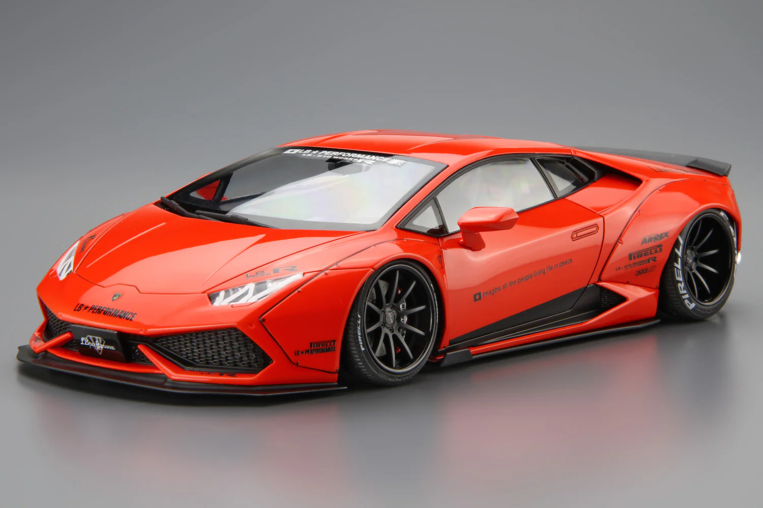 Aoshima 1/24 Liberty Walk LB-Works Lamborghini Huracan Ver. 1