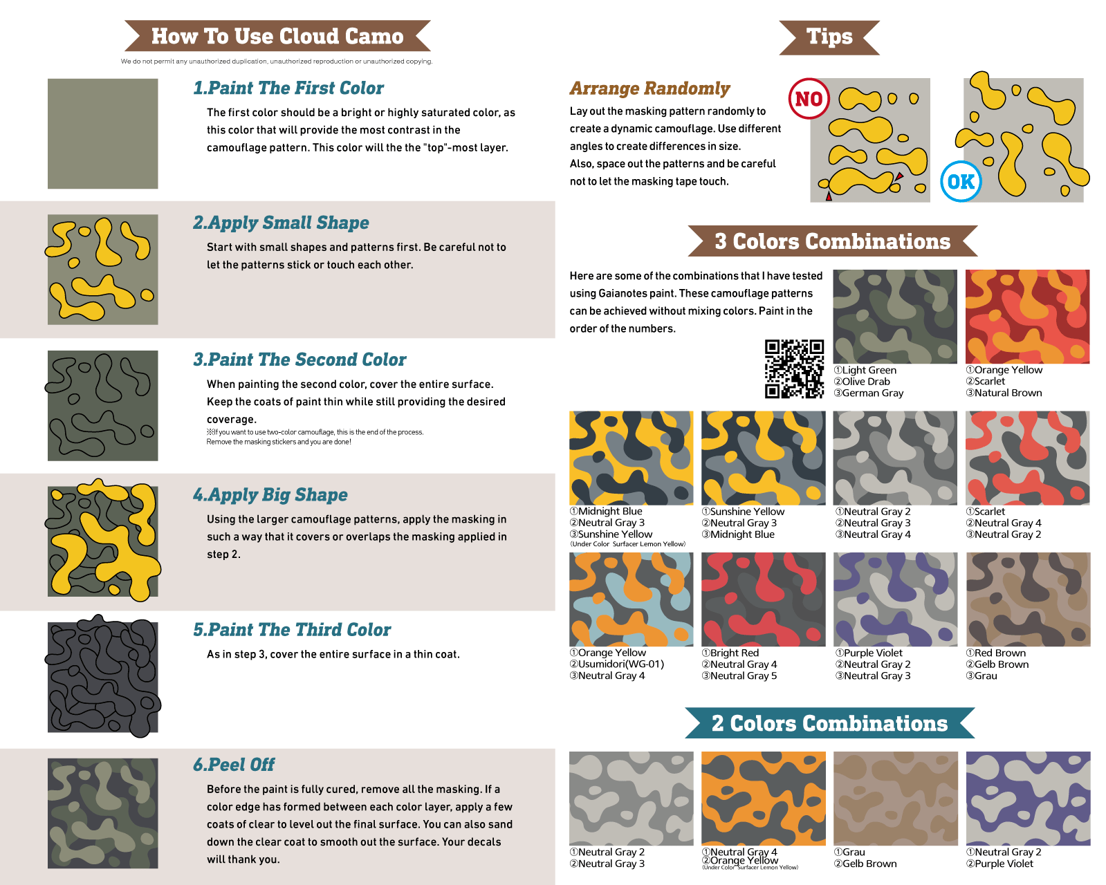 Precut Cloud Camouflage Masking 3 (Medium) - Image 4