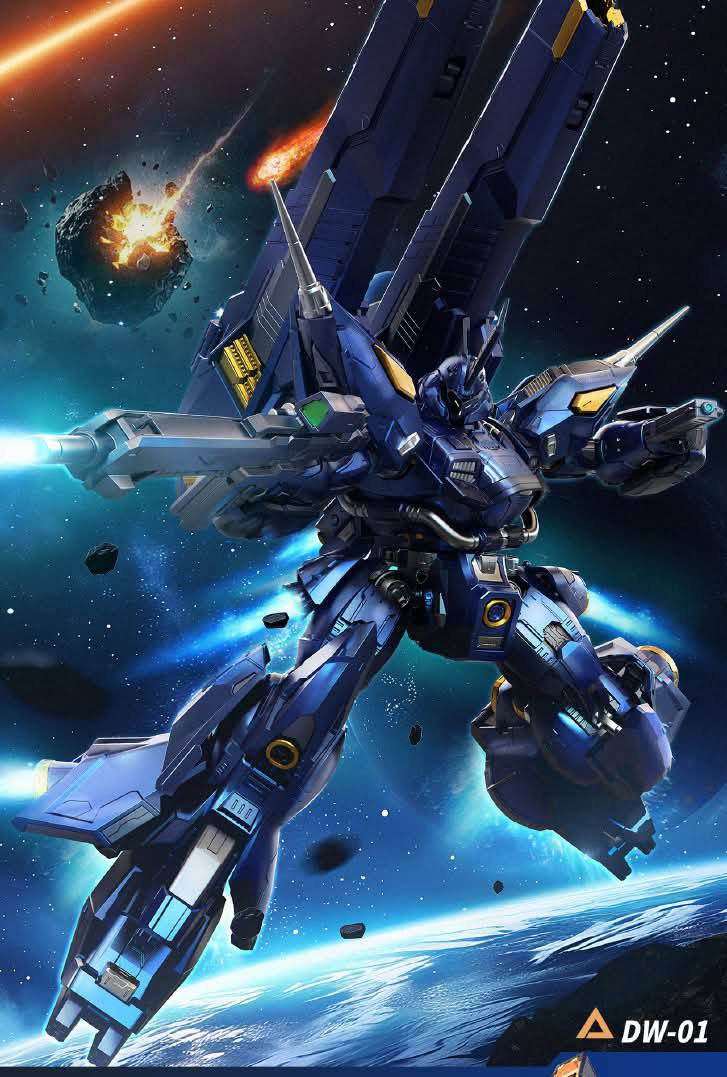 Dark Wave 1/100 Scale Metal Frame Model Kit - Image 2