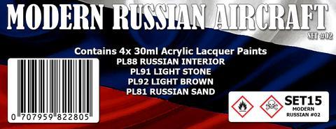 MODERN RUSSIAN AIRCRAFT #02 COLOUR SET