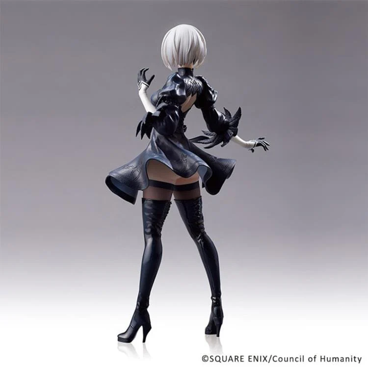 NieR Automata Ver1.1a 2B (YoRHa No.2 Type B) (No Goggles Ver.) Statuette - Image 3
