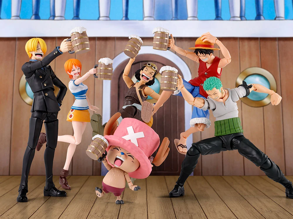 One Piece S.H.Figuarts Party Set (The Straw Hat Crew) Optional Parts Set