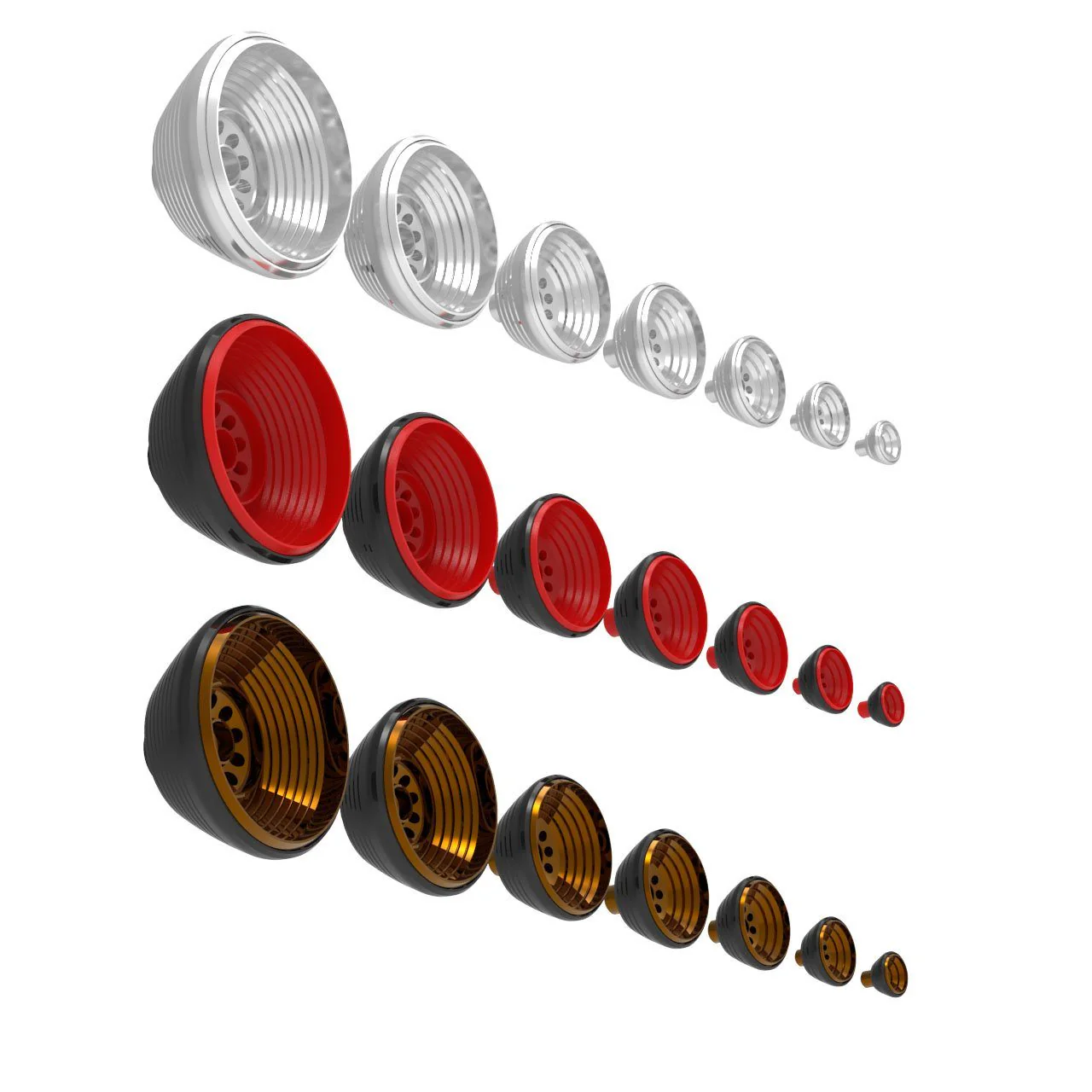 HiQ Parts STD Thruster Short 12.0mm (2sets) - Image 5