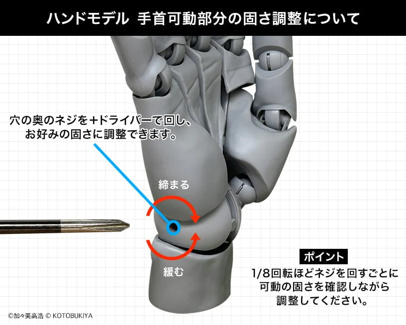 Takahiro Kagami Artist Support Item Hand Model (Left Hand Gray Ver.) - Image 12