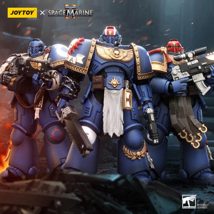 Warhammer 40,000 Space Marine 2 Ultramarines Lieutenant Titus 1/18 Scale Action Figure - Image 13